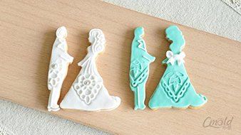 Anyana Wedding Bride Groom Biscuit Sugarpaste Mould Cookie Cutters Cake Decorating Tool N2