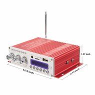 Bluetooth Car Amplifier, ELEGIANT Mini Hi-Fi Stereo Audio AMP with Remote Control,Support FM/MP3/TF/USB/DVD for... N11