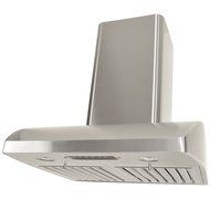 KOBE Range Hoods CHX2236SQB-WM-1 Contemporary Brillia 36" Wall Mount Range Hood, 3-Speed, 680 CFM, LED Lights,...