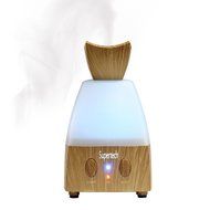 Supertech 100ml Essential Oil Diffusers, Wood Grain Ultrasonic Ion Humidifier Aroma Air Diffuser Can Waterless... N4