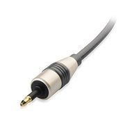Cable Matters 2-Pack, Gold Plated Toslink to Mini Plug Digital Optical Audio Cable 3 Feet N2