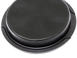 Solara Cake Pan - Silicone 9 inch Round Cake Mold - Flexible Non-Stick Bakeware with Removable Metal Frame