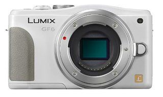 Panasonic Lumix DMC-GF6 Mirrorless Micro Four Thirds Digital Camera Body Only (White)
