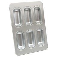 Fat Daddio&#039;s Oblong Shape Snack Pan - 6 Cavities N2
