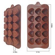 PNBB Petite Silicone Novelty Heart Cake Pan 15 Cavity N2