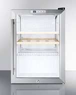 24 Bottles Wine Cooler With Digital Thermostat Recessed LED Light Automatic Derost Adjustable Wine Shelves &amp; Stainless...