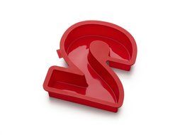 Lekue Number 2 Cake Mold, Red N3