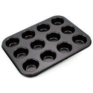 Ezeso 12-Cavity Nonstick Cast Aluminum Mini Cheesecake Muffin Quiche Cupcake Tarts Pan (A) N4