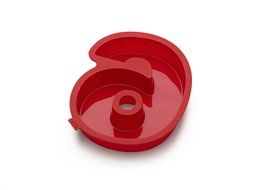 Lekue Number 2 Cake Mold, Red N5