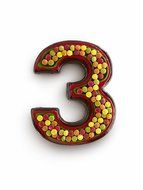 Lekue Number 2 Cake Mold, Red N6