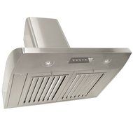 KOBE Range Hoods CHX2236SQB-WM-1 Contemporary Brillia 36" Wall Mount Range Hood, 3-Speed, 680 CFM, LED Lights,... N3