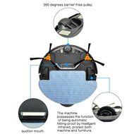 DENKO Ultra Quiet Ultra-thin Robotic Vacuum Cleaner Smart Sweeper Wipe With Strong Suction,Sweeping, Mopping,... N10