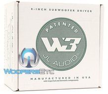 JL Audio 8W3V3-4 8" Single 4-Ohm W3V3 Series Subwoofer