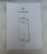 Joy Mangano CloseDrier, Portable Fast-Drying System, Graphite Gray N2