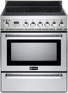 Verona VEFSIE304PSS 30&quot; Freestanding Induction Range with 4 Zones 3.6 cu. ft. Self-Cleaning Oven with European...