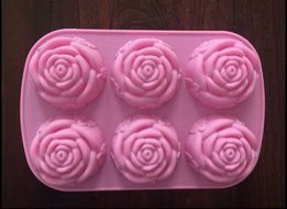 ROSE FLOWER MOLD MINI CAKE PAN MUFFIN PAN
