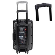 Leesons Inc. Portable 150W Active PA 15" Speaker Mic Guitar AMP Bluetooth USB SD LCD FM Remote N4