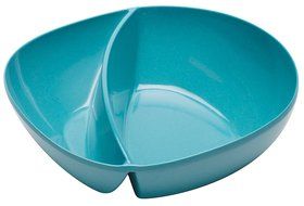 Zak! Designs Moso Divided Plate, 100% Natural Materials and BPA-free, 10.5", Rye, Set of 6 N7