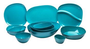 Zak! Designs Moso Divided Plate, 100% Natural Materials and BPA-free, 10.5", Rye, Set of 6 N8