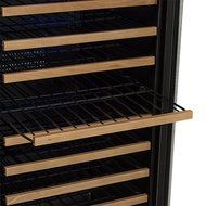 Edgestar 121 Bottle Single Zone Built-in Wine Cooler - Stainless Steel and Black N7