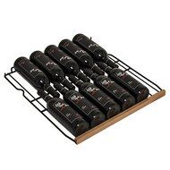 Edgestar 121 Bottle Single Zone Built-in Wine Cooler - Stainless Steel and Black N8
