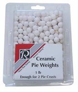 Non Stick Pie Crust Shield and Ceramic Pie Weights Baking Set