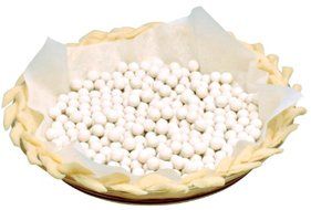 Non Stick Pie Crust Shield and Ceramic Pie Weights Baking Set N2