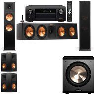 Klipsch RP-280F Tower Speakers-PL-200-5.1-Denon AVR-X4100W
