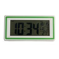 New Fashion Alarm Clock Creative Smart Clock LED Snooze Alarm Calendar Temperature (Blue) N2