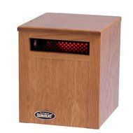 The Original SUNHEAT Electronic Infrared Room Heater, Golden Oak