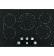 GE Cafe 30" Stainless Steel Built-In Knob Control Electric Cooktop