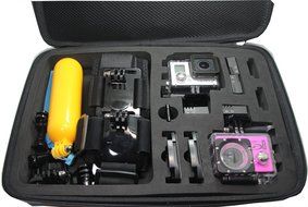 1+1&reg;Action Camera Case And Bags GoPro Case Gopro Hero 4 3+ 3 2 1 Water Resistant Case Sports Camera Case(Big) N3