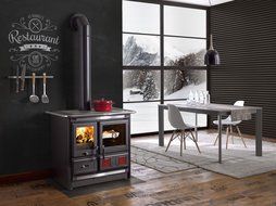 Wood Burning Cook Stove La Nordica "Rosa L", with Baking Oven