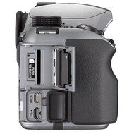 Pentax K-70 24MP FHD Digital SLR Camera Body Silver - Bundle w/32GB SDHC U3 Card, Holster Case, Spare Battery,... N5