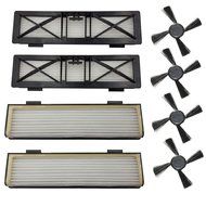Aiskaer 4 pcs Replacement Botvac D Series Ultra-Performance Filter + 4 pcs Side Brush For All Botvac Vacuum Cleaner...