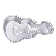 inkint Nonstick Aluminum Alloy Guitar Shape Cake Molds Novelty Cake Baking Pan Fondant Cake Shaping Mold Pan for...