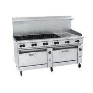 Vulcan 72CC-6B36GT Endurance Restaurant Range gas 72" (6) burners (1) 36" gridd