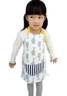CRB Toddler Little Girls Boys Baking Bakware Cute Chef Baking Top Apron with Pocket (18 Months to 2T, Style #1) N5