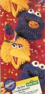 Wilton Big Bird and Cookie Monster Mini Muffin Brownie Cake Pan Mold (2105-8472, 1994) ~ Jim Henson Productions...