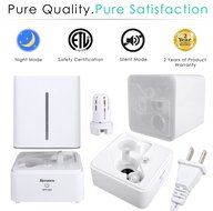 Homdox 4L Ultrasonic Cool Mist Humidifier, Aroma Essential Oil Diffuser Zero Noise, Built-in Water Purifier, Waterless... N4