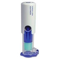 12011 Kokuyo Reinforcement Label Applicator - White, Blue - 1 Each