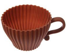1Pcs Silicone Cupcake Molds Tea Cup Silicone Cupcake Baking Cup Bakeware for Muffins Ice Cream Bread Cake Decorating...