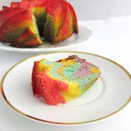 chef habitu&eacute;- Deluxe Set of Silicone Round Bundt Cake Pans in 2 Designs Baking Mold Sets - Includes Red Silicone... N11