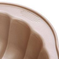 MyLifeUNIT Nonstick Bundt Cake Pan, Budt Cake Mold Pan 10 Inch, Gold