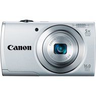 Canon PowerShot A2500 16MP Digital Camera with 5x Optical Image Stabilized Zoom with 2.7-Inch LCD (Silver) (OLD... N4