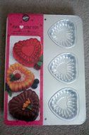 Wilton Mini Cake Pan -- Make Romantic Heart Cakes &amp; Desserts -- Perfect for Valentines, Weddings, and Showers...