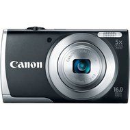 Canon PowerShot A2500 16MP Digital Camera with 5x Optical Image Stabilized Zoom with 2.7-Inch LCD (Silver) (OLD... N8