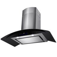 AKDY 36" Wall Mount Stainless Steel Kitchen Cooking Vent LED Display Push Button Control Range Hood N3