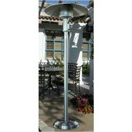 SunGlo - A242 - Permanent Installation Natural Gas Infrared Patio Heater - Black - 50k BTU