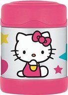 Thermos Unbreakable Stainless Steel Vacuum Insulation Funtainer Food Jar (Hello Kitty)